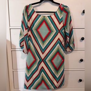Colorful Shift Dress